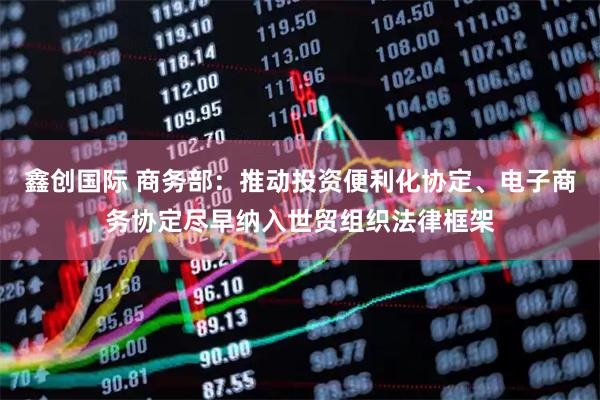 鑫创国际 商务部：推动投资便利化协定、电子商务协定尽早纳入世贸组织法律框架