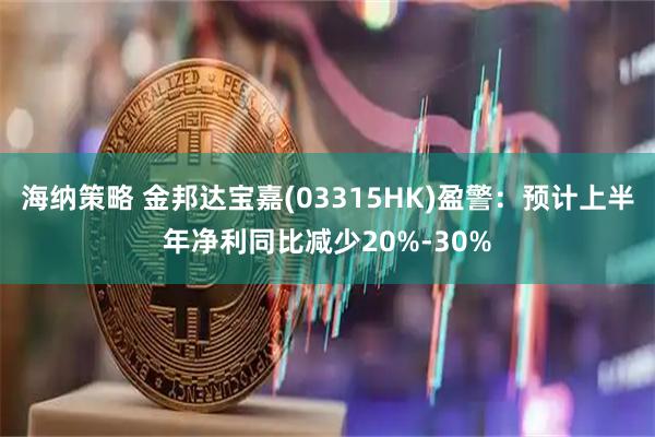 海纳策略 金邦达宝嘉(03315HK)盈警：预计上半年净利同比减少20%-30%